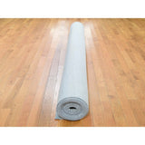 Shahbanu Rugs Wool And Silk Grass Design Gallery Size Hand-Knotted Oriental Rug (8'1" x 18'2") - 8'1" x 18'2"