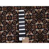 Shahbanu Rugs Wool and Silk Tabriz Mahi Hand-Knotted Oriental Rug (9'0" x 12'0") - 9'0" x 12'0"