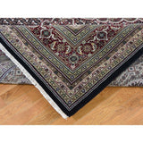 Shahbanu Rugs Wool and Silk Tabriz Mahi Hand-Knotted Oriental Rug (9'0" x 12'0") - 9'0" x 12'0"