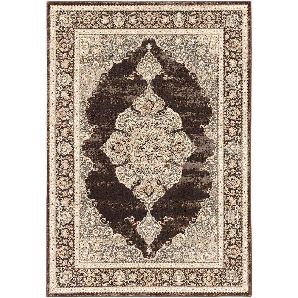 Shahrzad Kerman Medallion Corners Rug