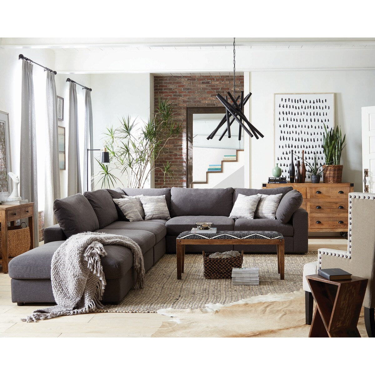 Shaquana Upholstered Modular Sectional