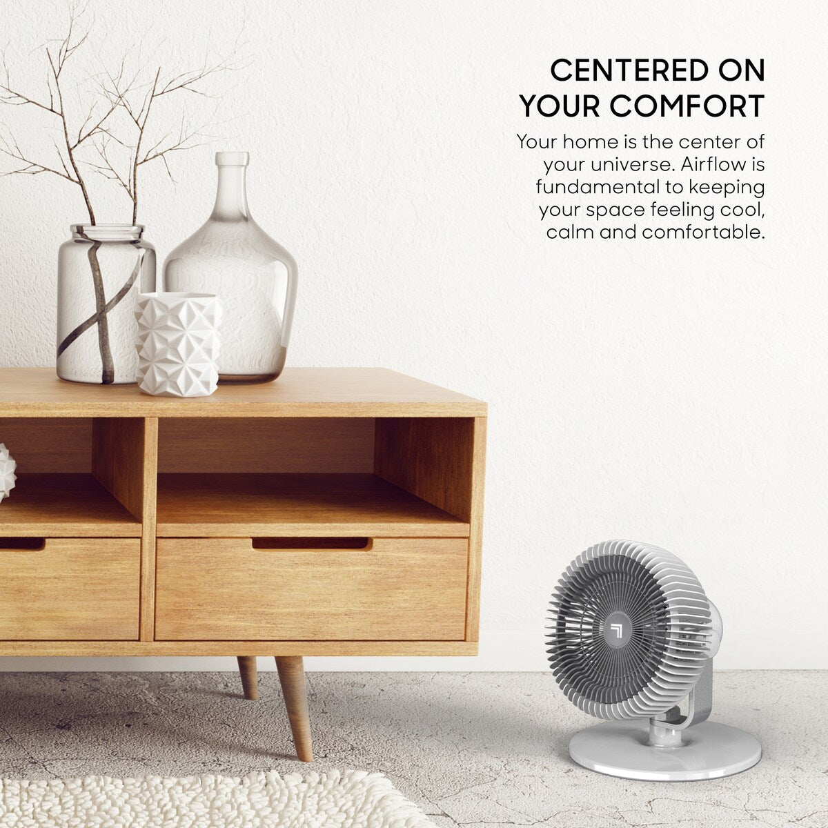 Sharper Image REFRESH 06 Whole Room Swivel Fan – Overstock