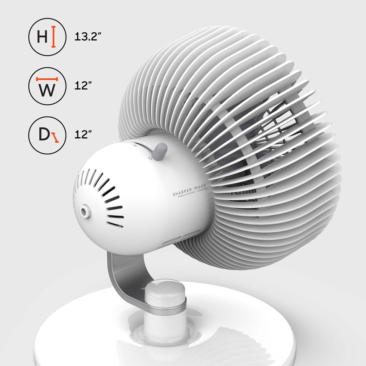 Sharper Image REFRESH 06 Whole Room Swivel Fan – Overstock