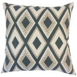 Shasa Geometric Floor Pillow Ink