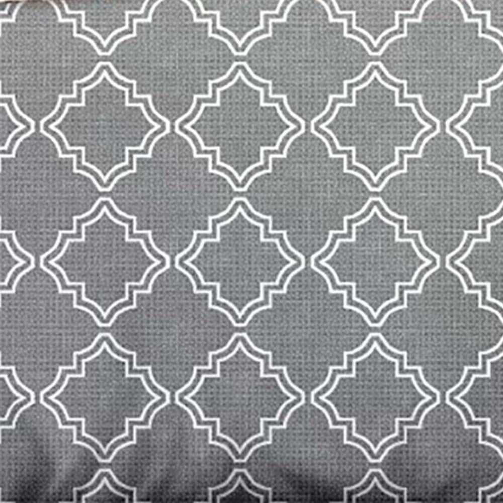 Shatex 2 Pieces Gray Geometric Microfiber Twin Comforter Set