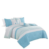 Shatex Anchors 9 Pieces Bedding Comforter Set All-season Reversible Bed in a Bag
