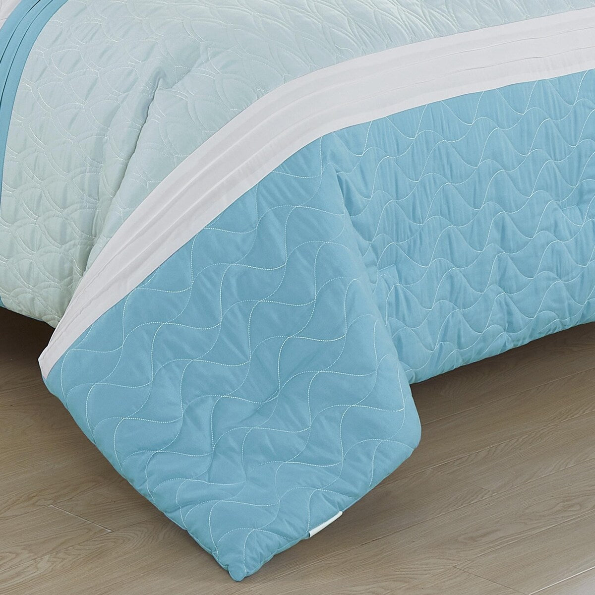 Shatex Anchors 9 Pieces Bedding Comforter Set All-season Reversible Bed in a Bag