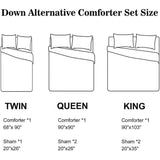 Shatex Tufted Bedding Set- 7 Piece