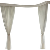 Shatex sheer curtains Outdoor Mosquito Netting Curtain 63x84 Gary