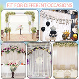 Shatex sheer curtains Outdoor Mosquito Netting Curtain 63x84 White