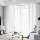 Shatex sheer curtains Outdoor Mosquito Netting Curtain 63x84 White