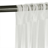 Shatex sheer curtains Outdoor Mosquito Netting Curtain 63x84 White