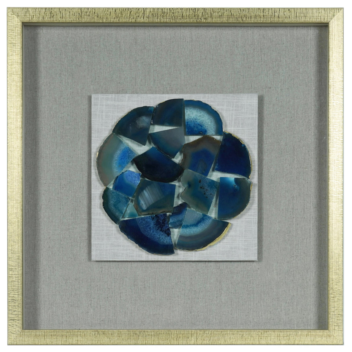 HUJI Shattered Agate Shadow Box Wall Decor