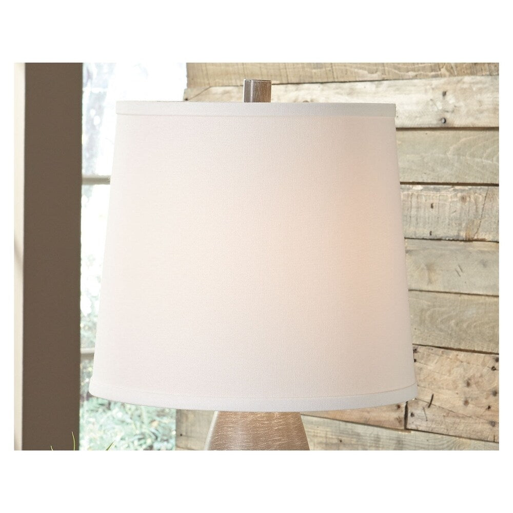 Shavontae Gray 28 Inch Poly Table Lamps - Set of 2