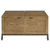 Shay Square Storage Trunk Coffee Table with Caster Wheels by iNSPIRE Q Artisan