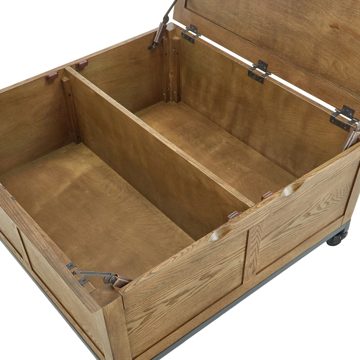 Shay Square Storage Trunk Coffee Table with Caster Wheels by iNSPIRE Q Artisan