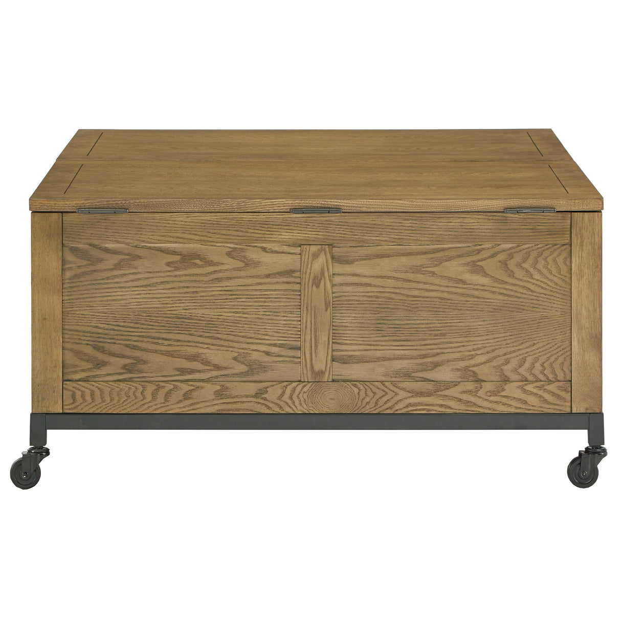 Shay Square Storage Trunk Coffee Table with Caster Wheels by iNSPIRE Q Artisan