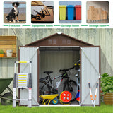 Shed 6' x 4' Outdoor Storage Shed Organizer