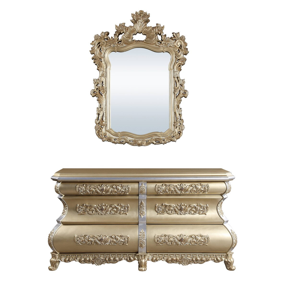 Sheehan 6-Drawer Dresser with Mirror