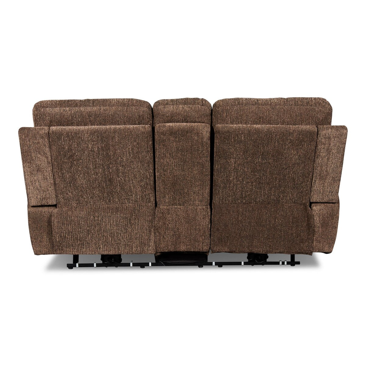 Sheffield Modern Plush Dual Recliner Loveseat, Powered, by New Classic Furniture