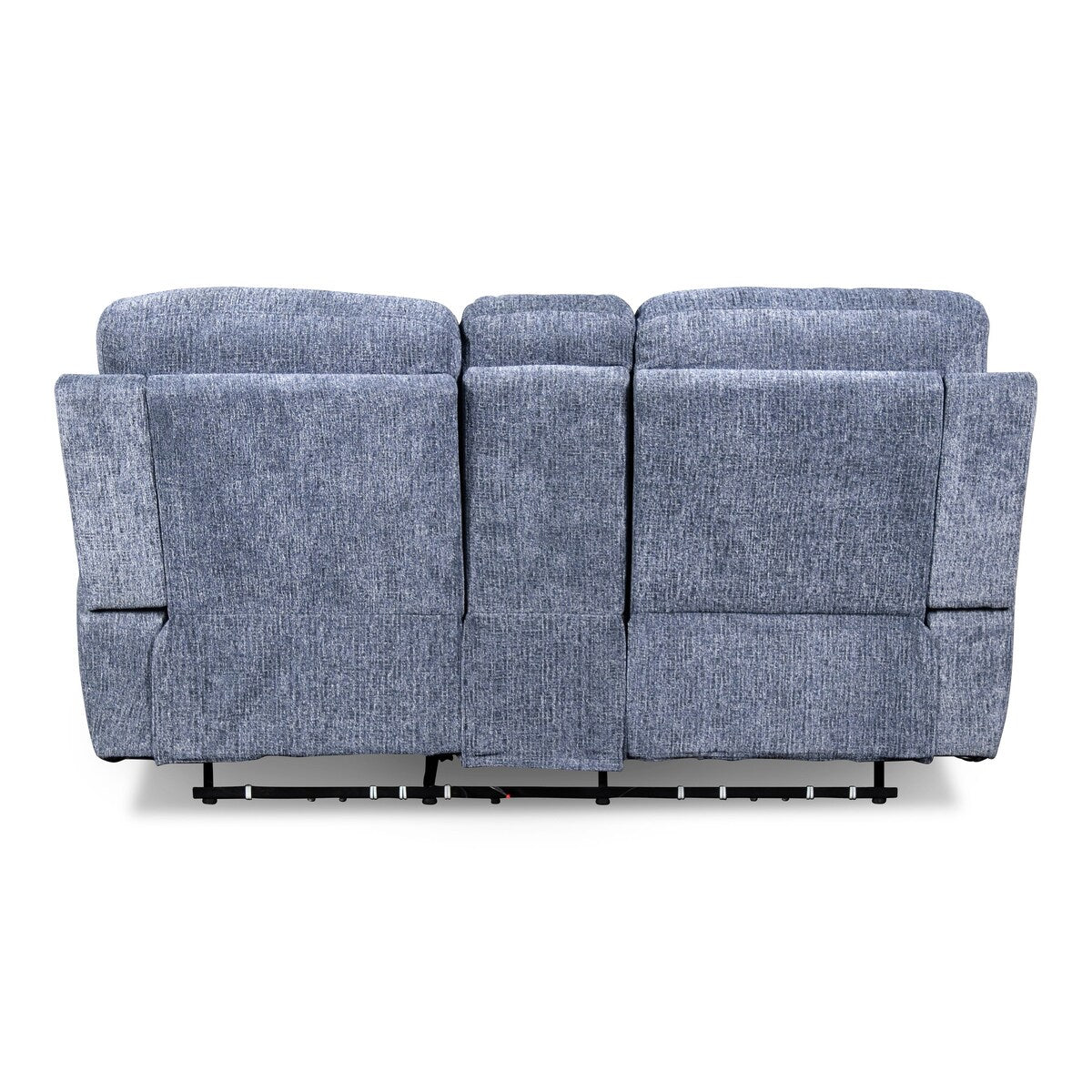 Sheffield Modern Plush Dual Recliner Loveseat, Powered, by New Classic Furniture