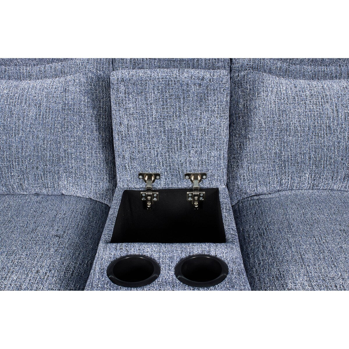Sheffield Modern Plush Dual Recliner Loveseat, Powered, by New Classic Furniture