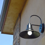 Shelby 1 Light Exterior Wall Lighting Imperial Black Finish - Imperial Black