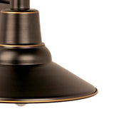 Shelby 1 Light Exterior Wall Lighting Imperial Black Finish - Imperial Black