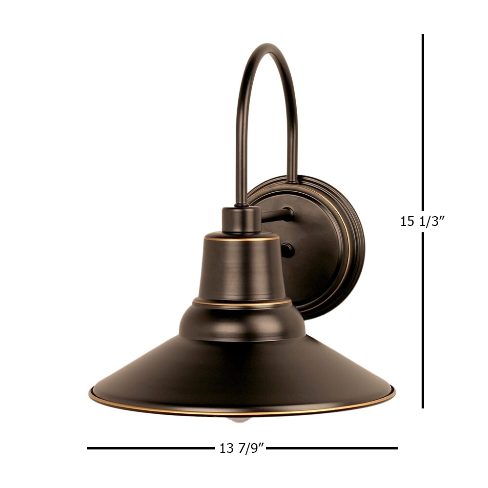 Shelby 1 Light Exterior Wall Lighting Imperial Black Finish - Imperial Black