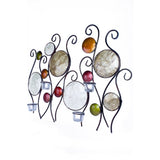 Shelby Metal and Capiz 4 Candle Votive Holder