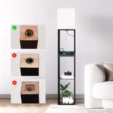 Shelf Floor Lamp With USB Port