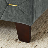 Shelf Upholstered Headboard, Platform Bed with Outlet & USB Ports