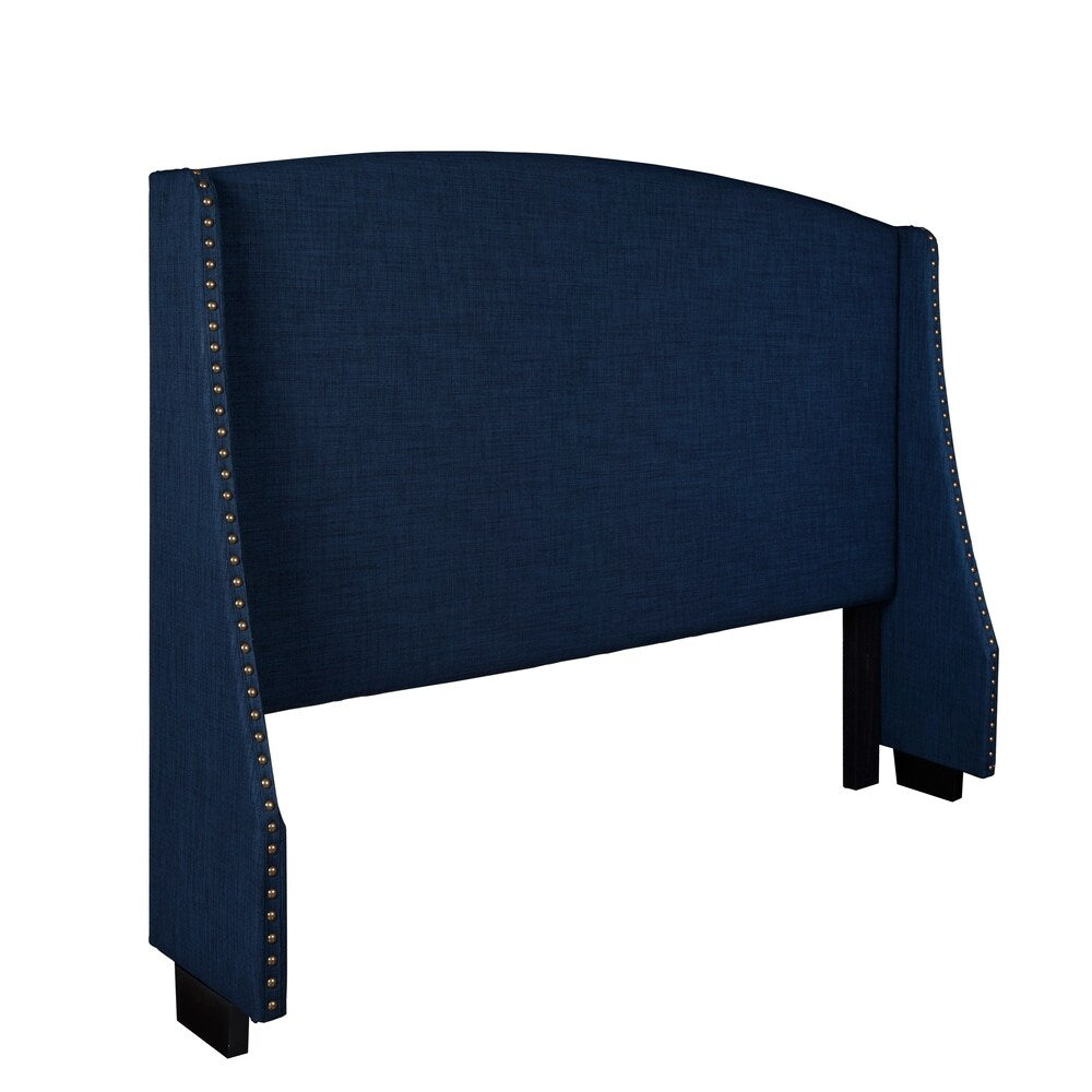 Shelter Style Upholstered King Headboard