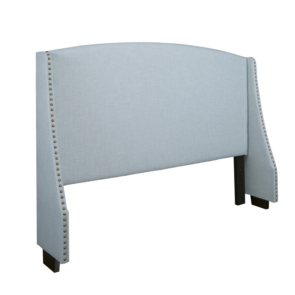 Shelter Style Upholstered King Headboard