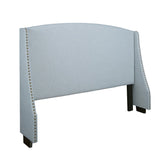 Shelter Style Upholstered King Headboard