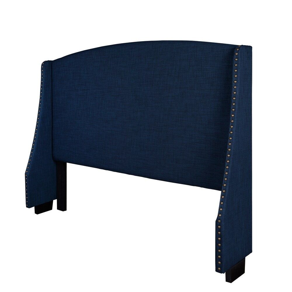 Shelter Style Upholstered King Headboard