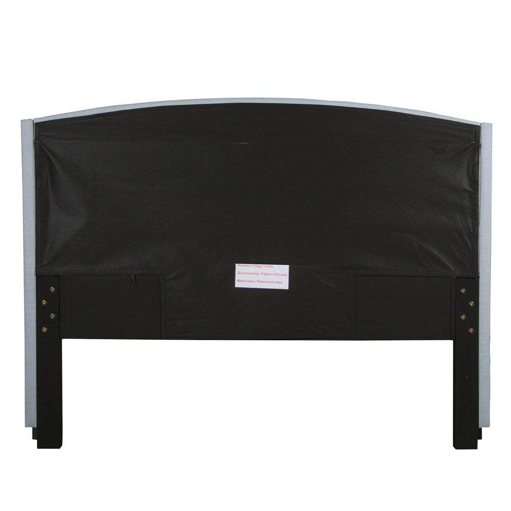 Shelter Style Upholstered King Headboard