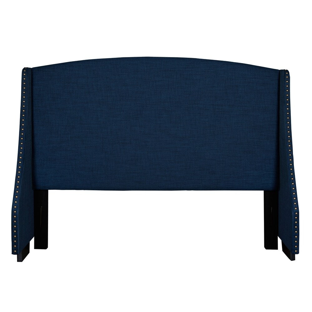 Shelter Style Upholstered King Headboard