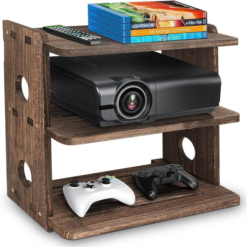 Shelves Wall Mount Projector Shelf Rack - 9.8"D x 16.3"W x 16.3"H