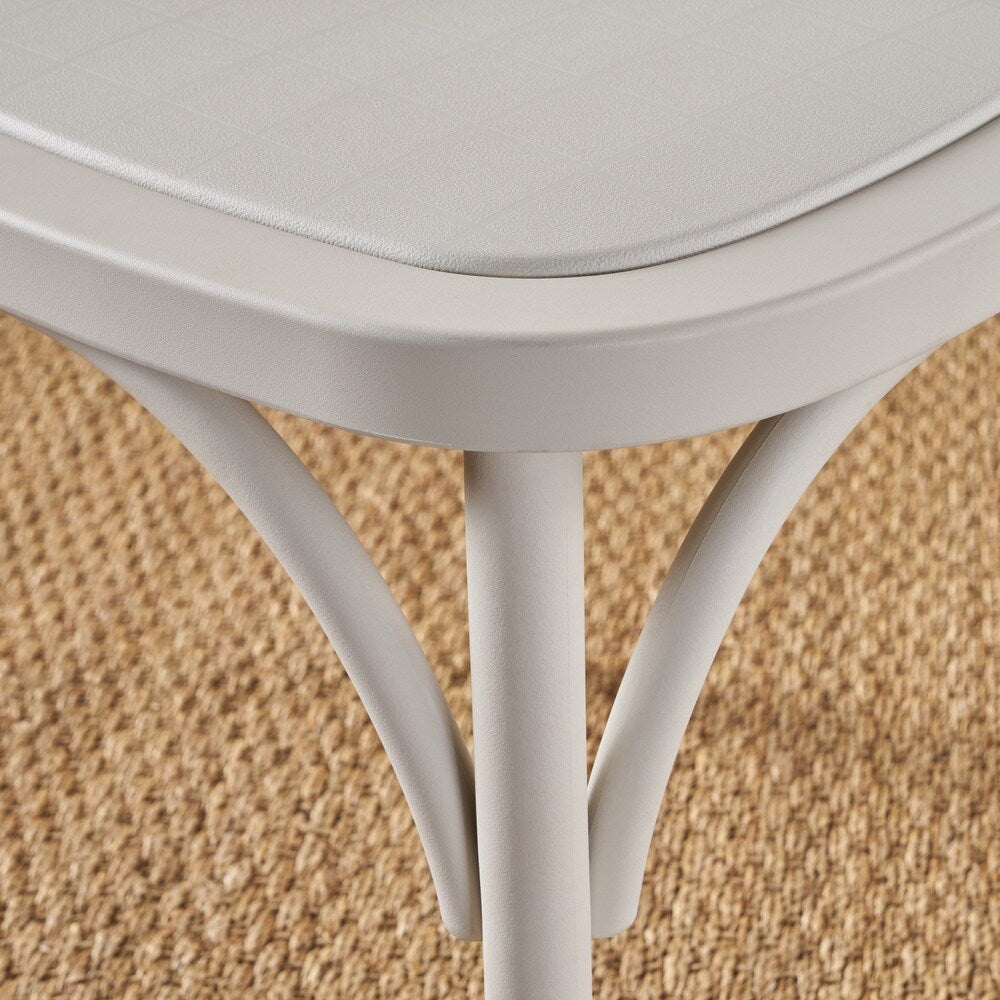 ShilohFarmhouse Plastic Nylon Dining Chairs (Set of 2) by Christopher Knight Home