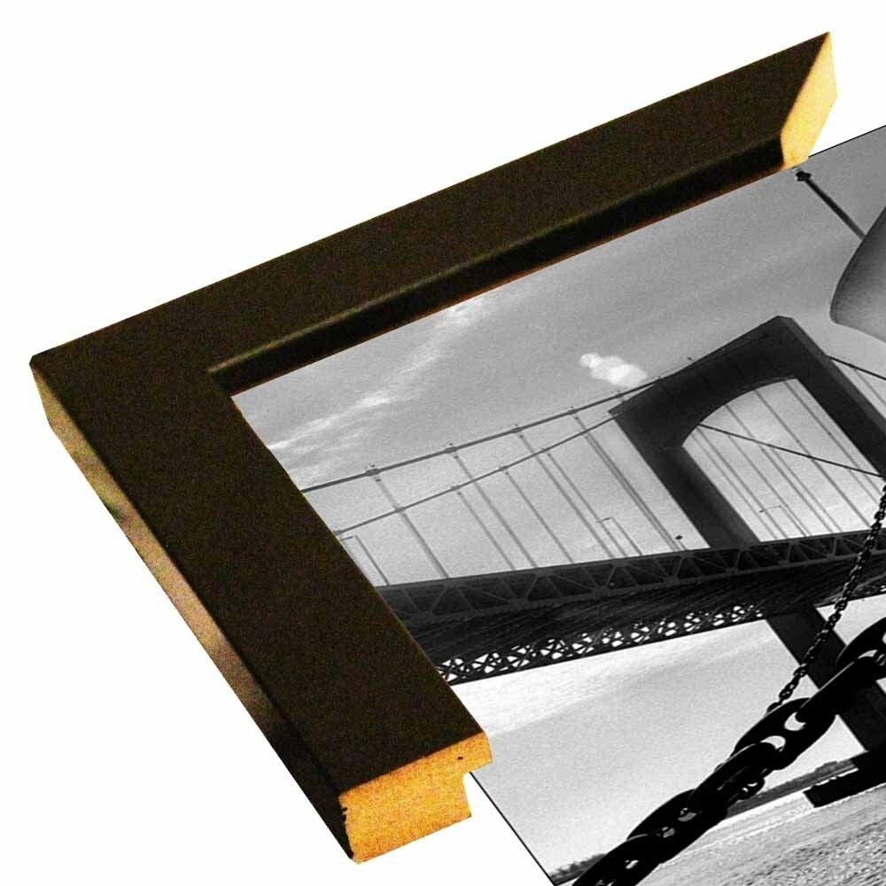 Ship And Bridge-HARBOA75649 Print 20"x20" by Harold Silverman - Boats