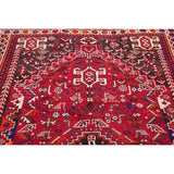 Shiraz Oriental Traditional Hand Knotted Wool Persian Area Rug - 8'9" x 5'5"