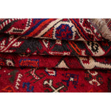 Shiraz Oriental Traditional Hand Knotted Wool Persian Area Rug - 8'9" x 5'5"