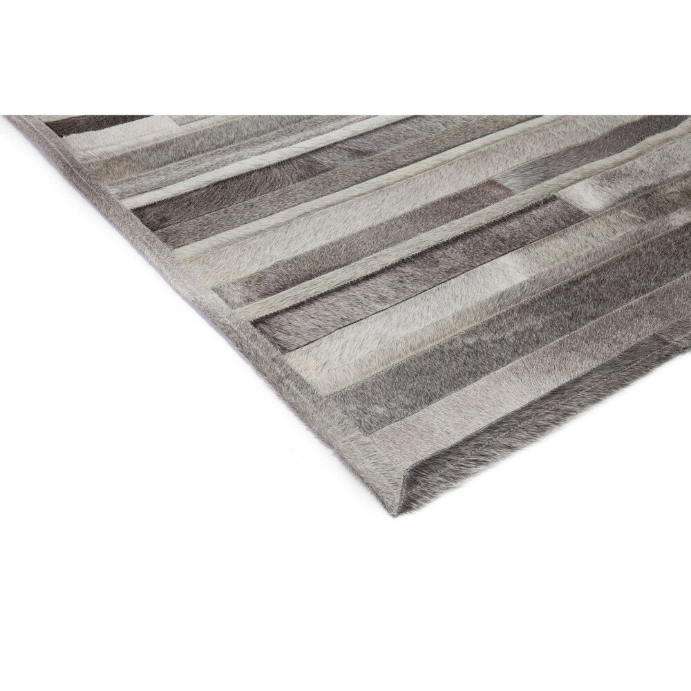 Overton Cowhide One-of-a-Kind Hand Woven Area Rug - 6 x 9