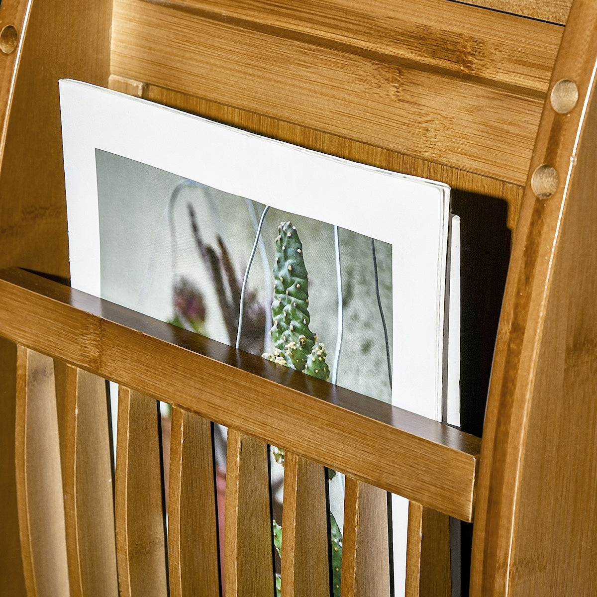 Shoe Bench with Storage Cabinets, Bamboo Entryway Bench with Seating Cushion, 3 Doors, Side Rack and Hidden Compartment
