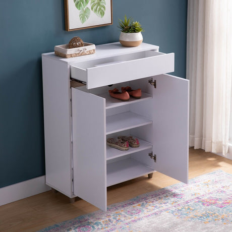 Shoe Cabinet With One drawer And Four shelves