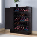 Shoe Cabinet With Two Doors And Five Shelves