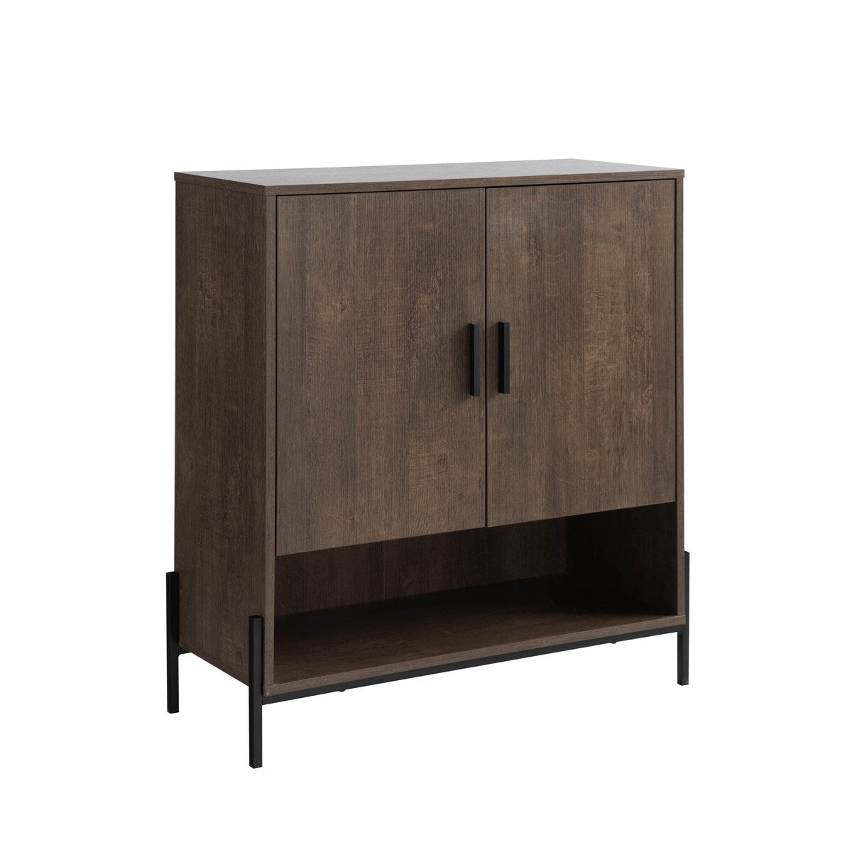 Shoe Cabinet With Two Doors And Four Shelves
