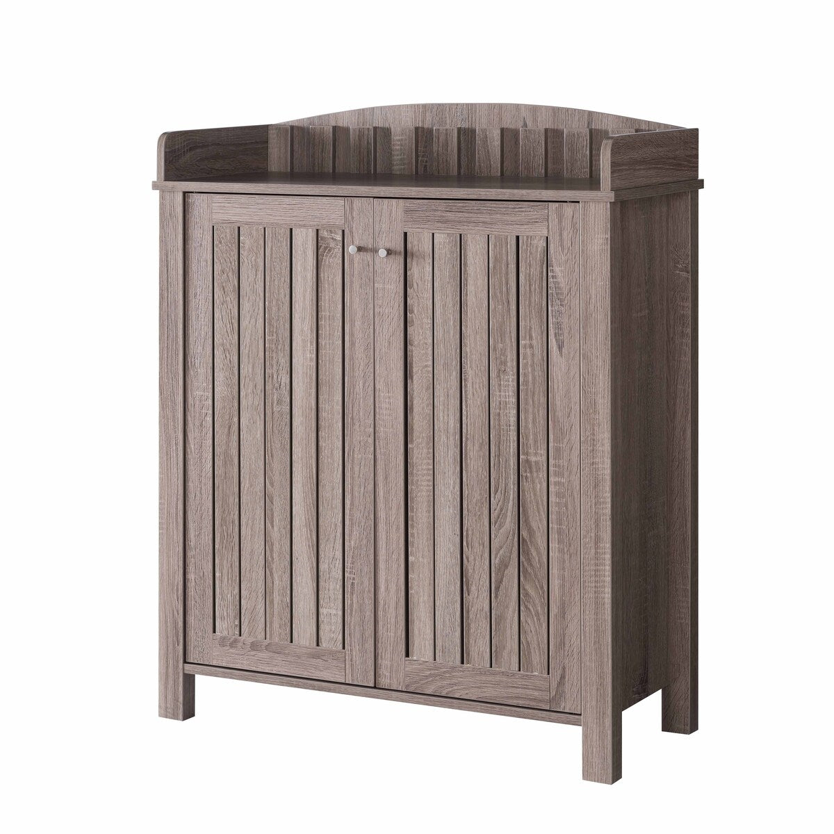 Shoe Cabinet With Two Doors And Four Shelves