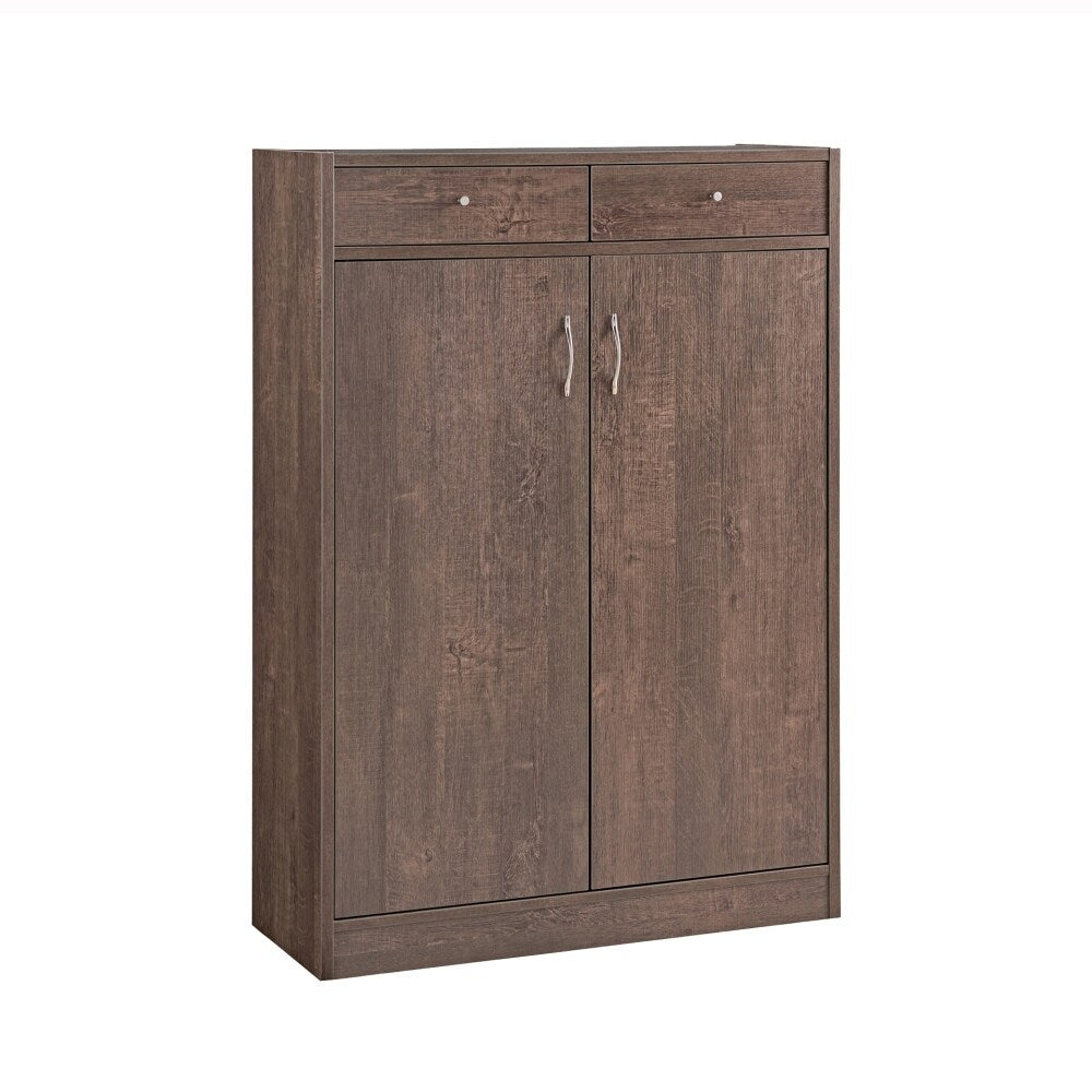 Shoe Cabinet With Two Drawer And Five shelves
